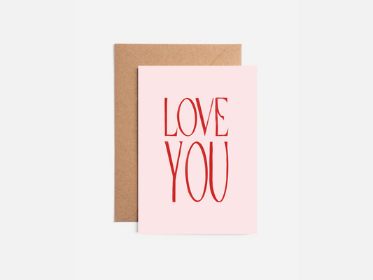 Love you card