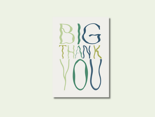 Big thank you - Green