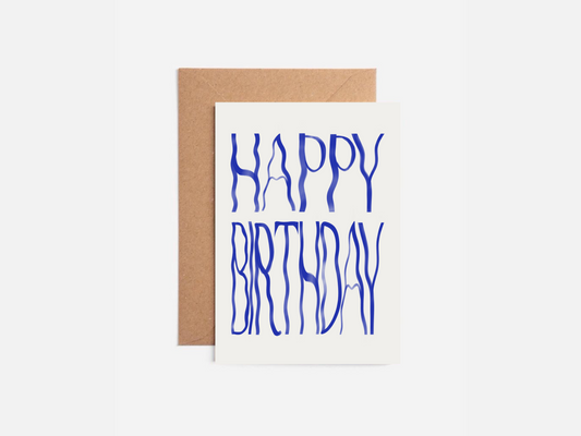 Happy Birthday - Blue