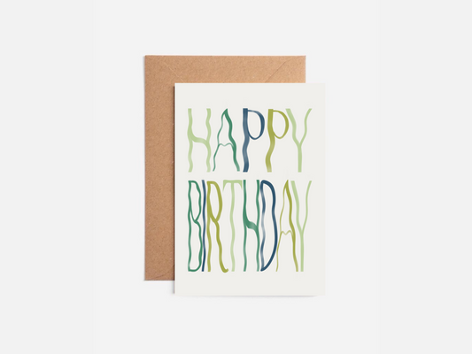 Happy Birthday - Green