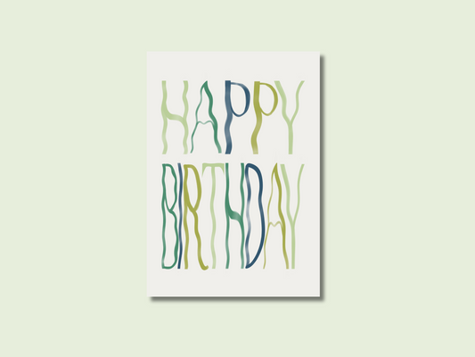 Happy Birthday - Green