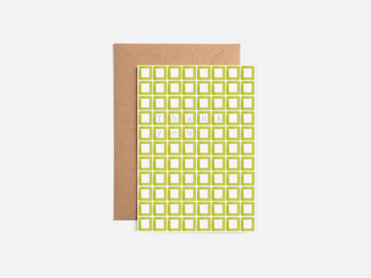 Thank you card